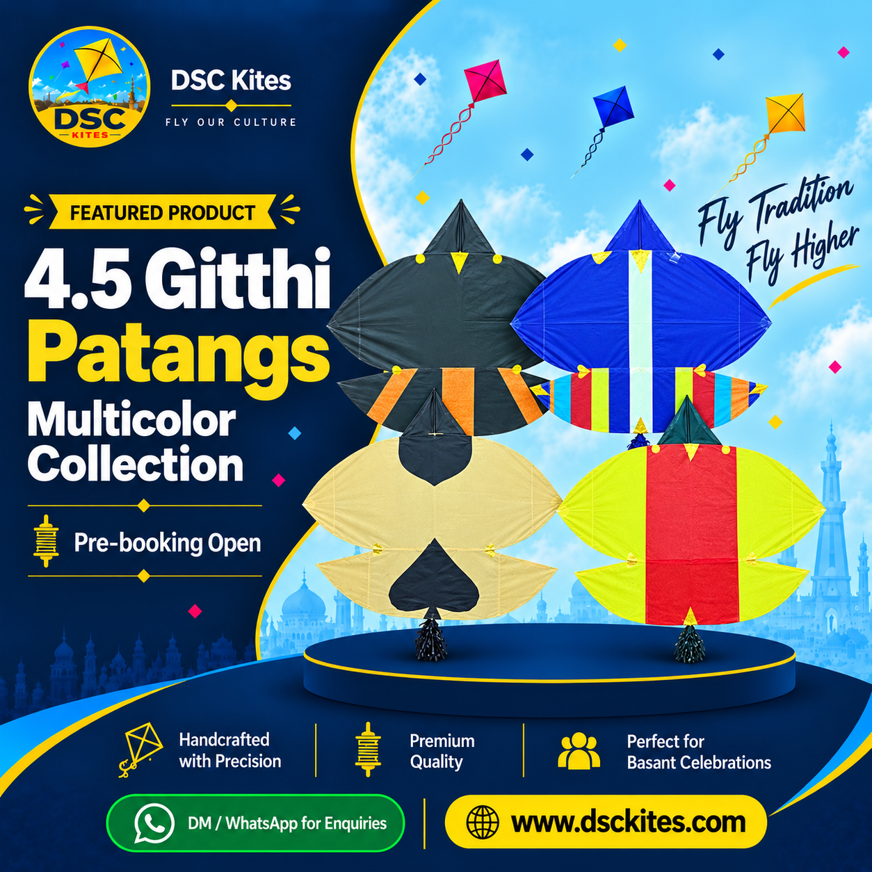 4.5 Gitthi Patang – Multicolor Collection