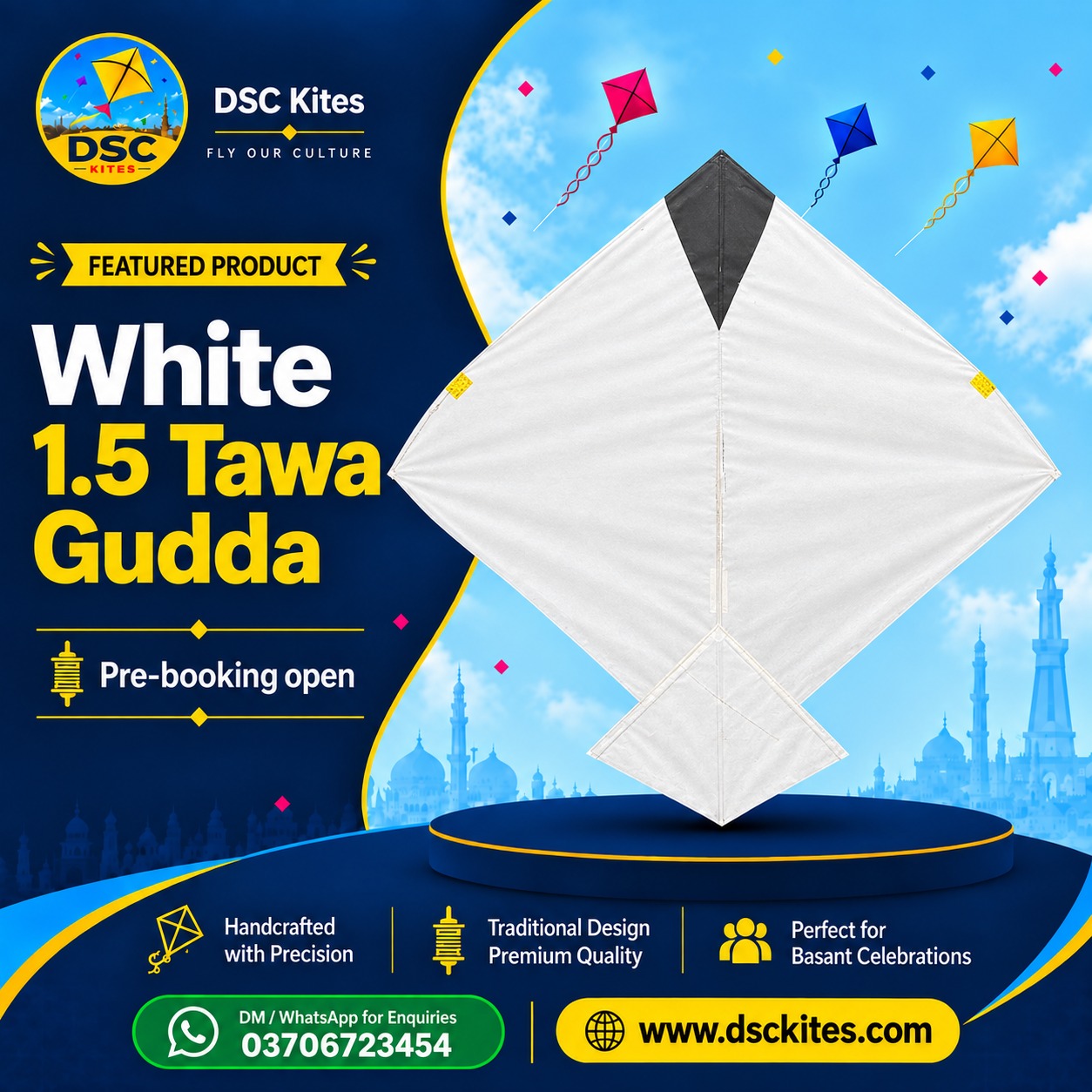 White 1.5 Tawa Gudda